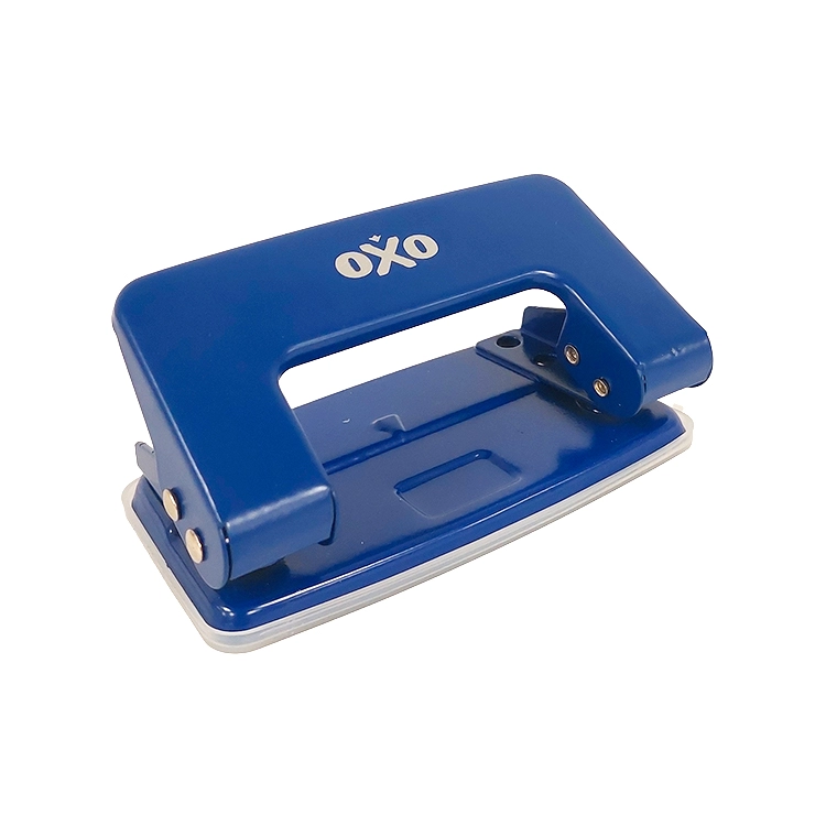 Perforadora Chica Oxo Metal Azul 10 hojas Art.7308